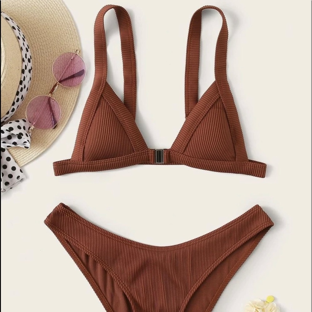 NWT Ribbed Bikini Set